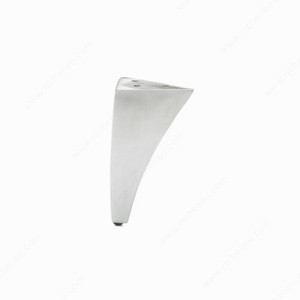 100 mm (4'') - Aluminum Furniture Leg - 56001, Screw- in leg, Finish Brushed Aluminum 100 mm (4'') - Aluminum Furniture Leg - 56001, Screw- in leg, Finish Brushed Aluminum