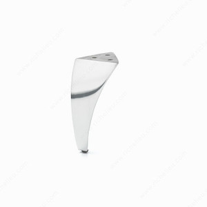 100 mm (4'') - Aluminum Furniture Leg - 56001, Screw- in leg, Finish Polished Aluminum 100 mm (4'') - Aluminum Furniture Leg - 56001, Screw- in leg, Finish Polished Aluminum