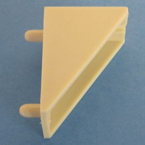 Shelf Support - Garage Style - 5mm pegs, Almond, Pkg of Shelf Support - Garage Style - 5mm pegs, Almond, Pkg of