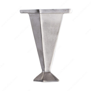 Contemporary Furniture Leg - 56001, Screw- in leg, Finish Polished Aluminum Contemporary Furniture Leg - 56001, Screw- in leg, Finish Polished Aluminum