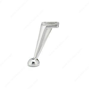 Contemporary Furniture Leg - 5600, Screw- in leg, Finish Polished Aluminum Contemporary Furniture Leg - 5600, Screw- in leg, Finish Polished Aluminum