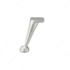Contemporary Furniture Leg - 5600, Screw- in leg, Finish Brushed Aluminum Contemporary Furniture Leg - 5600, Screw- in leg, Finish Brushed Aluminum