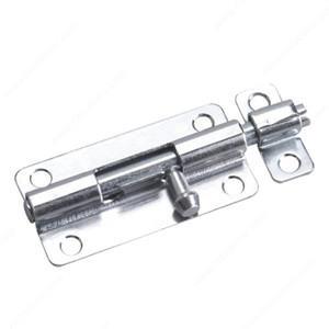 Regular-Duty Barrel Bolts, Length 4 in, Color/Finish Zinc, Material Steel PRO-PACK 2 Regular-Duty Barrel Bolts, Length 4 in, Color/Finish Zinc, Material Steel PRO-PACK 2