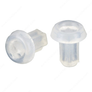 Press-In Plastic Bumper - 5 mm x 9.7 mm, Press-In Plastic Bumper - 5 mm x 9.7 mm,