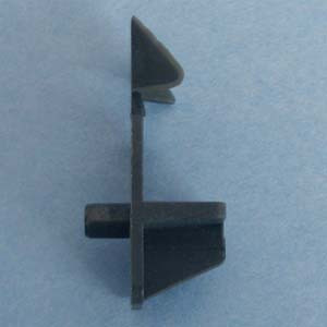 Shelf Support - 5/8" - 5mm peg - Locking Wings, Black, Pkg of 500 Shelf Support - 5/8" - 5mm peg - Locking Wings, Black, Pkg of 500