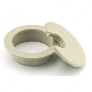 Round Grommet, Bore Hole 48 mm, Finish Beige, Diameter - Overall Dimensions 60 mm PRO-PACK 5 Round Grommet, Bore Hole 48 mm, Finish Beige, Diameter - Overall Dimensions 60 mm PRO-PACK 5