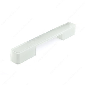 Contemporary Plastic Pull - 6007, Double center- to- center: 160 and 192 mm, Finish Clear / White Contemporary Plastic Pull - 6007, Double center- to- center: 160 and 192 mm, Finish Clear / White