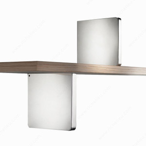 Decorative BLOCK Shelf Support - 6010, Decorative wall shelf support for wood and glass., Decorative BLOCK Shelf Support - 6010, Decorative wall shelf support for wood and glass.,