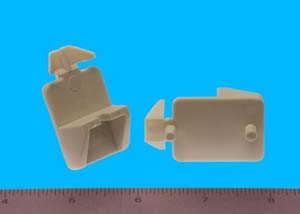 Shelf Support - 3/4" - 5mm pegs - Locking Wings, Almond, Pkg of 100 Shelf Support - 3/4" - 5mm pegs - Locking Wings, Almond, Pkg of 100