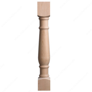#6059 Table Leg, Species Cherry, Height - Overall Dimensions 35 3/8 in, Width 5 in #6059 Table Leg, Species Cherry, Height - Overall Dimensions 35 3/8 in, Width 5 in