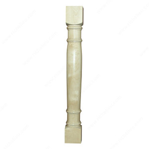 #6059 Table Leg, Species Oak, Height - Overall Dimensions 42 in, Width 5 in #6059 Table Leg, Species Oak, Height - Overall Dimensions 42 in, Width 5 in