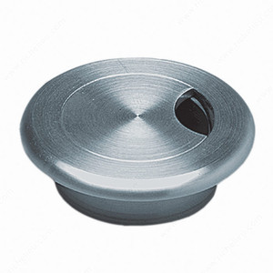 60 mm Wire Grommet for Glass and Solid Surfaces, Finish Stainless Steel 60 mm Wire Grommet for Glass and Solid Surfaces, Finish Stainless Steel