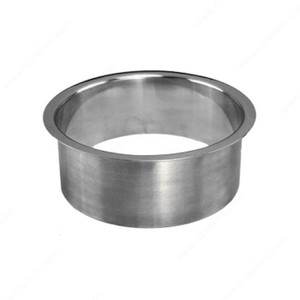 Stainless Steel Trash Grommets, Bore Hole - Diameter 3 in, Diameter - Overall Dimensions 3 1/2 in, Recessed Depth 1 1/2 in