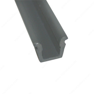 Top Rail for Recessed Installation, Finish Black 50inch Top Rail for Recessed Installation, Finish Black 50inch