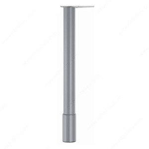 650 mm (25-3/4'') - Adjustable Table Leg - 6147, 100 mm (3- 7/8'') adjustment, Finish Gray 650 mm (25-3/4'') - Adjustable Table Leg - 6147, 100 mm (3- 7/8'') adjustment, Finish Gray