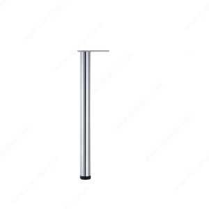 1100 mm (43-1/4'') - Adjustable Bar Table Leg - 6151, 30 mm (1- 3/16'') adjustment, Finish Chrome 1100 mm (43-1/4'') - Adjustable Bar Table Leg - 6151, 30 mm (1- 3/16'') adjustment, Finish Chrome
