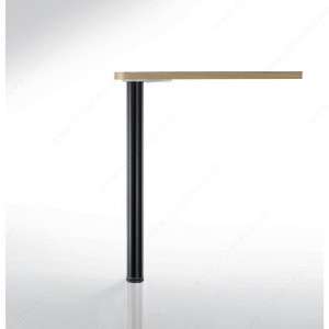1100 mm (43-1/4'') - Adjustable Bar Table Leg - 6151, 30 mm (1- 3/16'') adjustment, Finish Black 1100 mm (43-1/4'') - Adjustable Bar Table Leg - 6151, 30 mm (1- 3/16'') adjustment, Finish Black