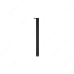 870 mm (34-1/4'') - Adjustable Table Leg - 6158, 30 mm (1- 3/16'') adjustment, Finish Black, Features Without UPC Code 870 mm (34-1/4'') - Adjustable Table Leg - 6158, 30 mm (1- 3/16'') adjustment, Finish Black, Features Without UPC Code