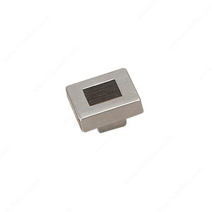 Contemporary Metal & Wood Knob - 616, Contemporary Metal & Wood Knob - 616,