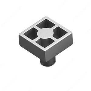 Contemporary Metal Knob - 616, Finish Matte Chrome Contemporary Metal Knob - 616, Finish Matte Chrome
