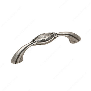 Traditional Metal Pull - 6165, Finish Old Silver, Screw/Nail M4 (Not Included) Traditional Metal Pull - 6165, Finish Old Silver, Screw/Nail M4 (Not Included)