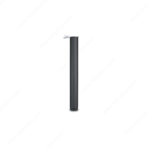710 mm (28'') - Adjustable Table Leg - 6207, 30 mm (1- 3/16'') adjustment, Finish Matte Black
