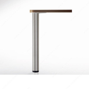 870 mm (34-1/4'') - Adjustable Table Leg - 6208, 30 mm (1- 3/16'') adjustment, Finish Chrome 870 mm (34-1/4'') - Adjustable Table Leg - 6208, 30 mm (1- 3/16'') adjustment, Finish Chrome
