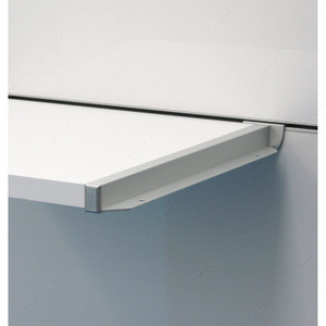 Undermount Horizontal Shelf Support, Position Central, Specialty Without hangrail Undermount Horizontal Shelf Support, Position Central, Specialty Without hangrail