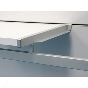 Undermount Horizontal Shelf Support, Position Central, Specialty For hangrail Undermount Horizontal Shelf Support, Position Central, Specialty For hangrail