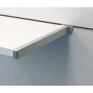 Undermount Horizontal Shelf Support, Position Right Side, Specialty Without hangrail Undermount Horizontal Shelf Support, Position Right Side, Specialty Without hangrail