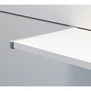 Undermount Horizontal Shelf Support, Position Left Side, Specialty Without hangrail Undermount Horizontal Shelf Support, Position Left Side, Specialty Without hangrail