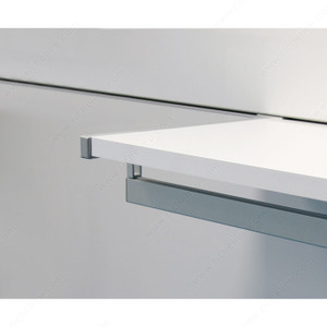 Undermount Horizontal Shelf Support, Position Left Side, Specialty For hangrail Undermount Horizontal Shelf Support, Position Left Side, Specialty For hangrail