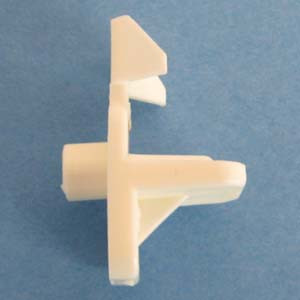 Shelf Support Locking Wings 5/16" - 1/4" peg, White, Bag of 24 Shelf Support Locking Wings 5/16" - 1/4" peg, White, Bag of 24