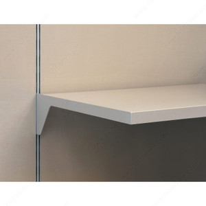 Vertical Single-Insert Support for Side-Milled Wood Shelf, Position Left Side, Length 365 mm Vertical Single-Insert Support for Side-Milled Wood Shelf, Position Left Side, Length 365 mm