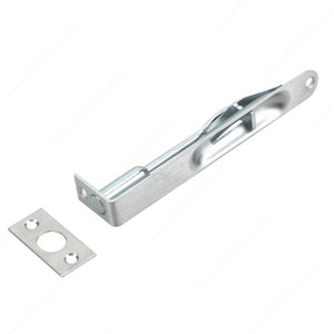 6 Flush Bolt with 5/8 Radius End, Additional safety to doors, Color/Finish Brushed Chrome 6 Flush Bolt with 5/8 Radius End, Additional safety to doors, Color/Finish Brushed Chrome