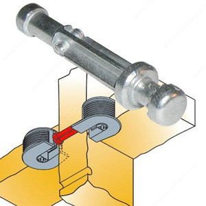 Quickfit Double-Ended Dowels, Panel Thickness 19 mm Quickfit Double-Ended Dowels, Panel Thickness 19 mm