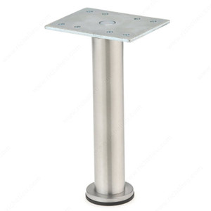 BORSA - Ajustable Furniture Leg - 642, 15 mm (5/8") adjustment, Height 150 mm, Finish Stainless Steel PRO-PACK 2 BORSA - Ajustable Furniture Leg - 642, 15 mm (5/8") adjustment, Height 150 mm, Finish Stainless Steel PRO-PACK 2