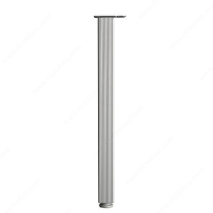 710 mm (28'') - Design Table Leg - 6467, 10 mm (3/8'') adjustment, 710 mm (28'') - Design Table Leg - 6467, 10 mm (3/8'') adjustment,