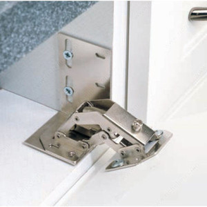 Tip-Out Tray Hinges, Width 1 7/8 in, Depth 2 7/16 in, Height 3 15/16 in Tip-Out Tray Hinges, Width 1 7/8 in, Depth 2 7/16 in, Height 3 15/16 in