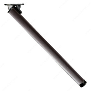 710 mm (28'') - Folding Table Leg, 30 mm (1- 1/8'') adjustment, Finish Matte Black 710 mm (28'') - Folding Table Leg, 30 mm (1- 1/8'') adjustment, Finish Matte Black