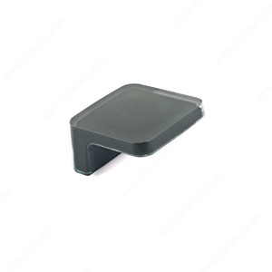 Contemporary Plastic Pull - 6623, Finish Clear / Black Contemporary Plastic Pull - 6623, Finish Clear / Black