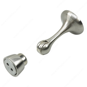 Magnetic Door Stop, Protects walls from swing of door and keeps door open., Finish Brushed Nickel Magnetic Door Stop, Protects walls from swing of door and keeps door open., Finish Brushed Nickel