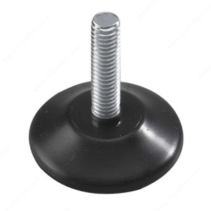 Leveler, Base diameter 1 5/8 in, Threaded Stem 5/16" - 18, Stem Length 1 1/4 in