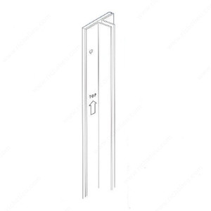 Concealed T Standard - No. 704 and 705, Length 96 in, "T" Height 11/16 in