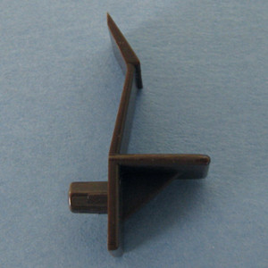 Shelf Support Locking 1/2" - 1/4" peg, Brown, Pkg of 500