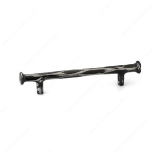 Contemporary Forged Iron Pull - 7431, Center to Center 128 mm, Length - Overall Dimensions 194 mm Contemporary Forged Iron Pull - 7431, Center to Center 128 mm, Length - Overall Dimensions 194 mm