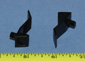 Multi Size Locking Shelf Support - 1/4" peg, Black, Pkg of 100 Multi Size Locking Shelf Support - 1/4" peg, Black, Pkg of 100