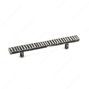 Contemporary Forged Iron Pull - 7441, Center to Center 128 mm, Length - Overall Dimensions 195 mm Contemporary Forged Iron Pull - 7441, Center to Center 128 mm, Length - Overall Dimensions 195 mm