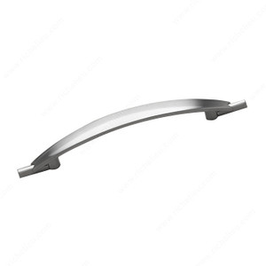 Contemporary Metal Pull - 7452, Center to Center 128 mm, Length - Overall Dimensions 183 mm Contemporary Metal Pull - 7452, Center to Center 128 mm, Length - Overall Dimensions 183 mm