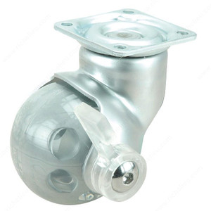 Contemporary Swivel Ball Caster, Caster for indoor use that combines design and functionality., Fastening Type Swivel with Brake Contemporary Swivel Ball Caster, Caster for indoor use that combines design and functionality., Fastening Type Swivel with Brake